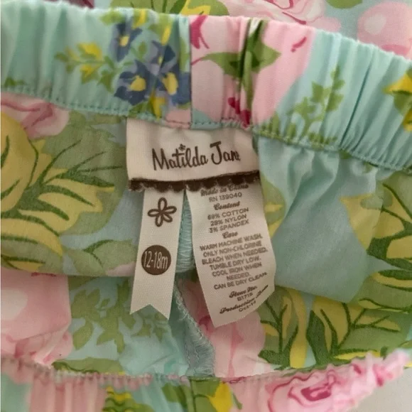 Matilda Jane Floral Print Outfit - Pink and Blue - Picture 7 of 8